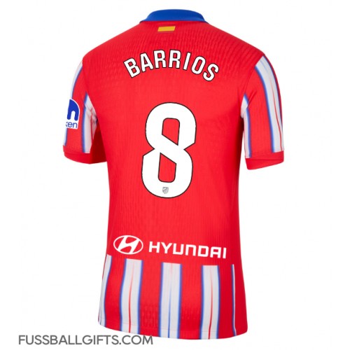 Atletico Madrid Pablo Barrios #8 Fußballbekleidung Heimtrikot 2024-25 Kurzarm